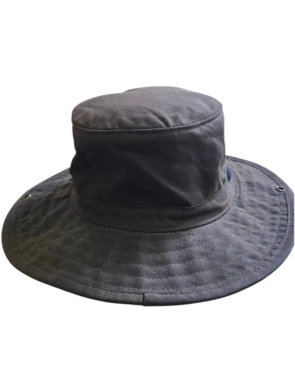 Driza-Bone Vintage Australia Oilskin Slouch Bush Hat Brown Waxed Cotton Size L